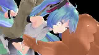 【ＭＭＤリョナ】羽交い締め＋腹パンモーション配布