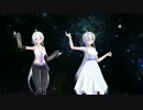 【MMD】 ハク姉さんでカラオケ風　極楽浄土　比較版