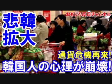 【韓国悲韓スパイラル】 経済完全崩壊！デフォルトが現実化！