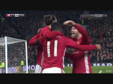 【EFLカップ】マンチェスター・Uvsウェストハム ショートハイライト