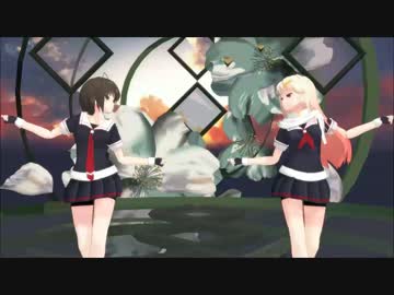 【MMD艦これ】時雨改二・夕立改二極楽浄土