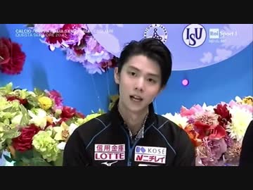 [イタリア実況RaiSport翻訳付] 羽生結弦 2016 NHK杯 SP