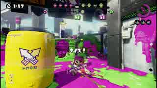 【Splatoon】S+カンストスクイックリンγのガチマッチ45