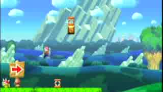 マリオメーカー広島弁実況【娘が作った未来へのJUMPを母が挑戦！！】