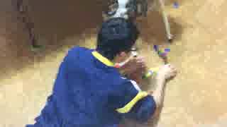 愉快な仲間たちとドミノ倒し