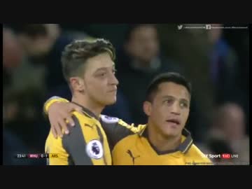 ≪16-17EPL：第14節≫ ウェストハム vs アーセナル