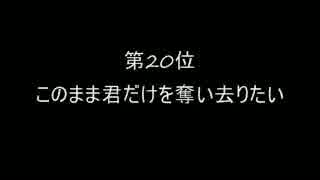 個人的WANDSベスト20