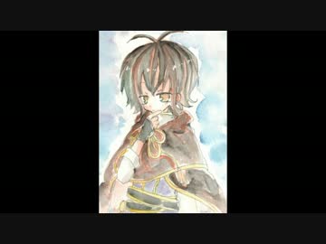 【水彩】文アルの島崎さんぬってみた【ごみくず】