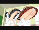 【MMD】魂魄妖夢2人が制服でDive to Blue danceを踊る