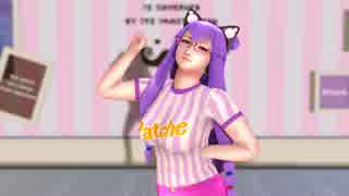 【MMD】そばかす式新パチュリーで「嵐を呼ぶネコ☆」