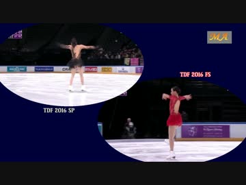 浅田真央  リチュアルダンスのステップ ～ SPとFS同時再生　圧巻！ 【MAD】