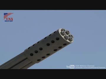 【地上配備型ファランクス(C-RAM) 】20mmガトリング砲発射！