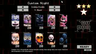 【FNAFSL】Golden Freddy(V.Hard)【Custom Night】