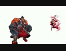 不利キャラに刺されるテイガー