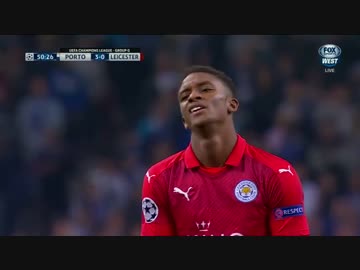 【16/17CL】レスター・シティvsポルト ハイライト