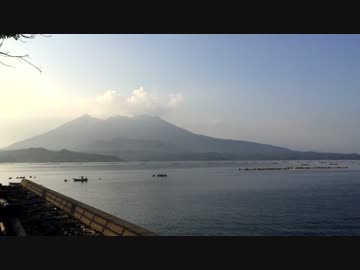 桜島　~(=^･ω･^)ﾉ  旅猫どうでしょう
