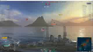 【初心者実況】WORLD OF WARSHIPS　へたくそ艦長のお船でドンパッチ！①