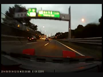 東名-首都高-東北道 ドライブレコーダー10倍速