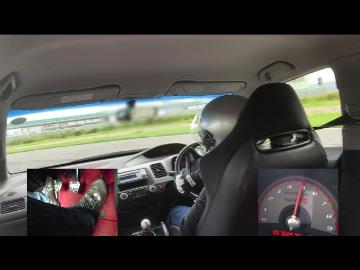 BMW M4をシビックで追う