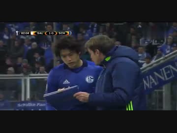 16-17 EL ザルツブルグ - シャルケ04 ハイライト＋南野＆内田プレー集