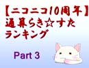 【ニコニコ10周年】通算らき☆すたランキングPart3