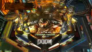 【PinballFX2】Bethesda Pinball DOOMプレイ動画