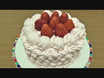 イチゴのショートケーキ　作りました