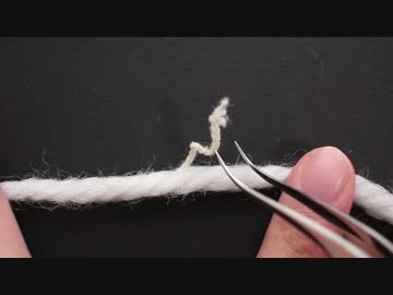 「製造過程で毛糸の中に取り込まれたゴミ」フォルダが火を噴くぜ！