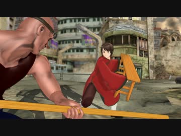 【APヘタリアMMD】ヒャッハーが香くんに棍を突きつける