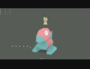 ポリゴンに「ばけのかわ」を被せてみた