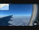 【のら】新千歳空港の離陸と中部空港の着陸【機窓動画】
