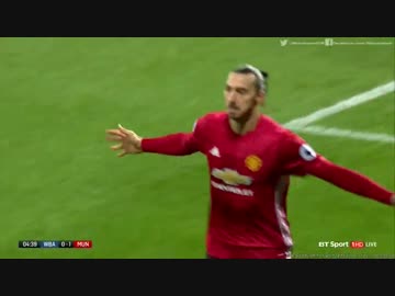 【EPL第17節】マンチェスター・ユナイテッドvsWBA ハイライト