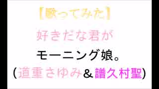 【歌ってみた】好きだな君が/モーニング娘。（道重さゆみ＆譜久村聖）