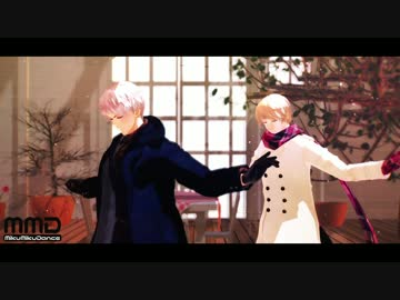 【APヘタリアMMD】蜜月アン・ドゥ・トロワ【露と普】