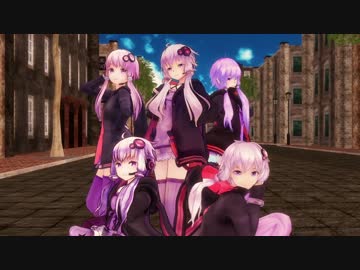 【MMD】ゆかりさんたちが誕生日に「気まぐれメルシィ」