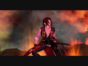 【薄桜鬼MMD】BURNING【琥珀式原田左之助テストModel】