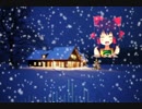 雪がしんしんと降り積もる夜神社.pf.&str.