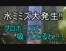 水ミミズが大発生した水槽の低床をプロホースで吸うと・・・。