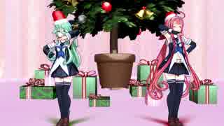[艦これMMD] 山風江風でハッピーシンセサイザ