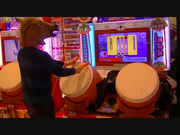 ニンジン持った馬が太鼓の達人やってた