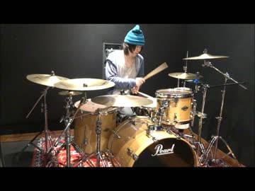 Don't be Afraid　のドラムを叩いてみた