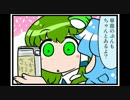 東方４コマ「がんばれ小傘さん」147 諏訪大社御柱祭 二本目
