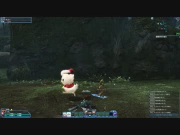 【PSO2】セント・ラッピーと戯れる動画【テスト動画】