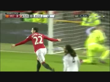 ≪16-17EPL：第18節≫ マンチェスター・ユナイテッド vs サンダーランド