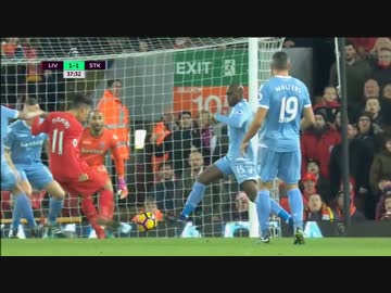 【PL第１８節】リバプール vs ストーク・シティ ハイライト