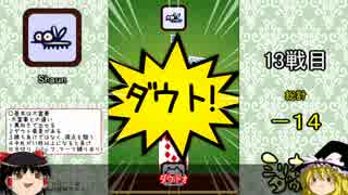 【ゆっくり実況】トッププレイヤー達と100戦勝負 Part3【ミリオンダウト】