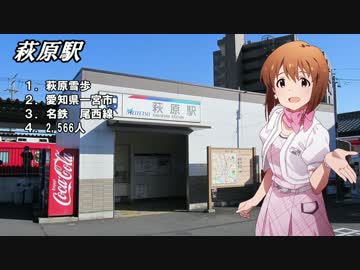 アイドルの名字が付く駅名をまとめてみました