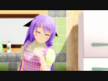【MMD】台所に立つ時報ちゃん