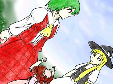 淡々と進む東方手書き漫画【首無し】その３前編