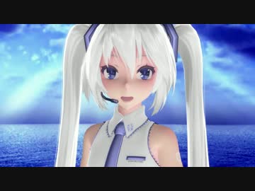 【MMD】Black&White 初音ミク『歌に形はないけれど』